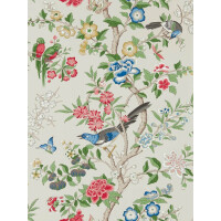 Tapeta botaniczna w stylu chinoiserie Sanderson 217113 Chinoiserie Hall Water Garden
