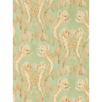 Tapeta ryby Koi Sanderson 217114 Voyaging Koi Water Garden