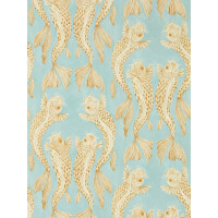 Tapeta ryby Koi Sanderson 217115 Voyaging Koi Water Garden