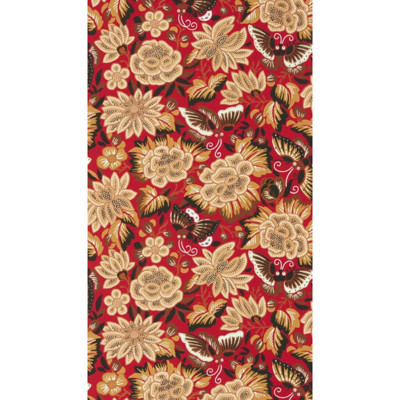Tapeta kwiaty i motyle Sanderson 217116 Amara Butterfly Water Garden