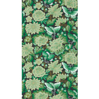 Tapeta kwiaty i motyle Sanderson 217117 Amara Butterfly Water Garden