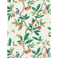 Tapeta ptaki i owoce chinoiserie Harlequin 112906 Ella Diane Hill
