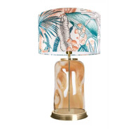Lampa stołowa Ruu Table Lister Amber Brass
