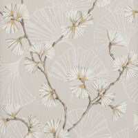 Tapeta kwiaty i gałęzie Jane Churchill J183W-01 Snow Flower Atmosphere VI
