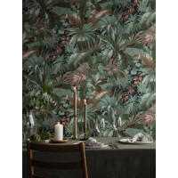 Mural egzotyczne rośliny Boras Tapeter Studio Palm Leaf 9439W