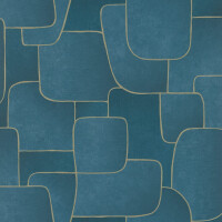 Tapeta geometryczna retro GrandecoBoutique MU3106 Muse