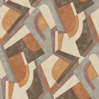 Tapeta geometryczna retro GrandecoBoutique MU3405 Muse