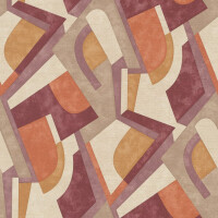Tapeta geometryczna retro GrandecoBoutique MU3409 Muse