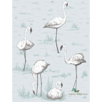 Tapeta Flamingi Cole&Son Flamingos 95/8047 The Conptemporary Collection