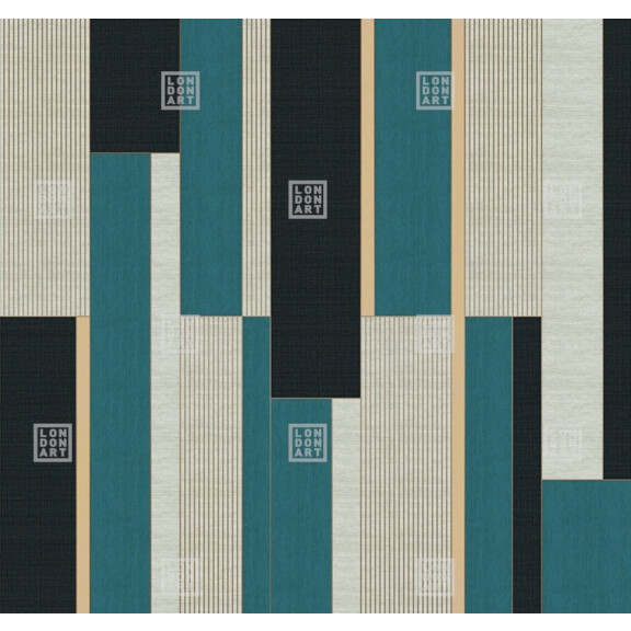 Fototapeta geometryczna w linie London Art 18009-05 Dynasty Exclusive Wallpaper 2022 Iconic Re-Edition