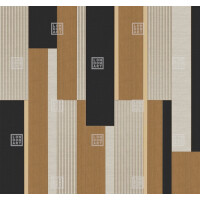 Fototapeta geometryczna w linie London Art 18009-07 Dynasty Exclusive Wallpaper 2022 Iconic Re-Edition