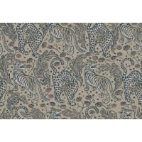 Tapeta tygrysy Rebel Walls R19211 Year of the Tiger Sand Vintage Brocade