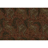 Tapeta tygrysy Rebel Walls R19213 Year of the Tiger Velvet Vintage Brocade