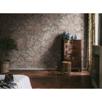 Fototapeta kwiaty vintage Rebel Walls R19239 Vintage Flora Pastel Vintage Brocade