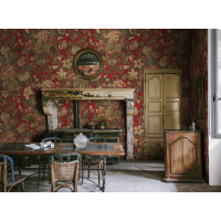 Fototapeta kwiaty vintage Rebel Walls R19242 Vintage Flora Velvet Vintage Brocade