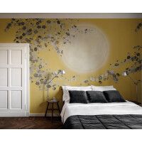 Fototapeta księżyc i kwiaty London Art Geta KMN15 A Tale Books: Kimono