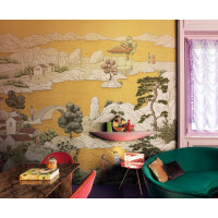 Fototapeta japońskie scenki rodzajowe London Art Okobo KMN17 A Tale Books: Kimono