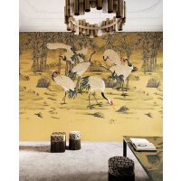 Fototapeta żurawie London Art Tabi KMN03 A Tale Books: Kimono