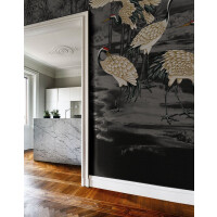 Fototapeta żurawie London Art Tabi KMN03 C Tale Books: Kimono