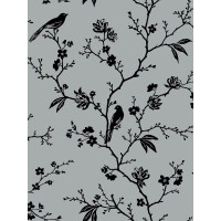 Tapeta Ptaki Kwiaty Wallquest SY20410 Pure Elements Paper & Ink