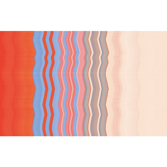 Fototapeta kolorowe pofalowane paski Wall&Deco WDNP2302 News on paper Contemporary 2023
