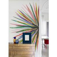 Fototapeta kolorowy liść palmy Wall&Deco WDWA2301 Watashi No Ai Contemporary 2023