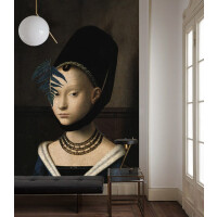Mural portret kobiety Lady fern 8711 Wallcolors