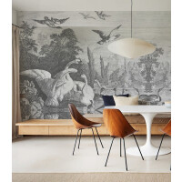 Mural krajobraz fauny i flory Black swans 8709 Wallcolors