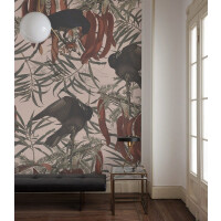 Mural botaniczny Crows Pink 6217 Wallcolors