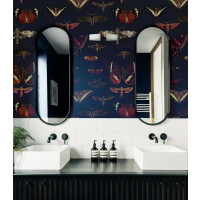 Mural motyle Butterflies Navy Blue 4365 Wallcolors