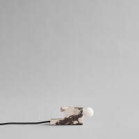 Lampa stołowa marmur 223082 Brick Lamp Low Calacatta Lighting 101 Copenhagen
