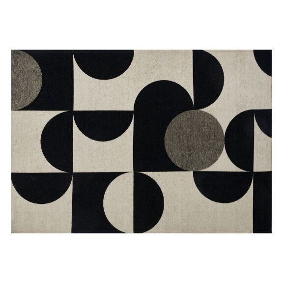 Dywan Geometryczny Carpet Decor Mono White Art Deco Collection