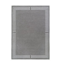 Dywan Geometryczny Szary Carpet Decor Royal Grey Art Deco Collection