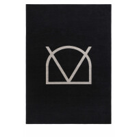 Dywan Geometryczny Czarny Carpet Decor Signum Black Art Deco Collection