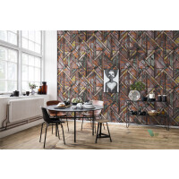 Fototapeta Rebel Walls R16131 Chicago Club Ruby