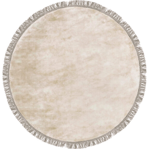 Dywan Nowoczesny Okrągły Carpet Decor Luna Beige Round Handmade Collection