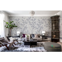 Tapeta Rebel Walls R16741 Chinoiserie Chic Pearl Gray