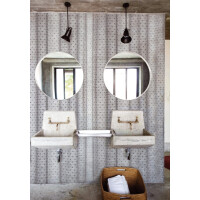 Fototapeta pod prysznic WET_DC1501 Dancing curtains Wall and Deco