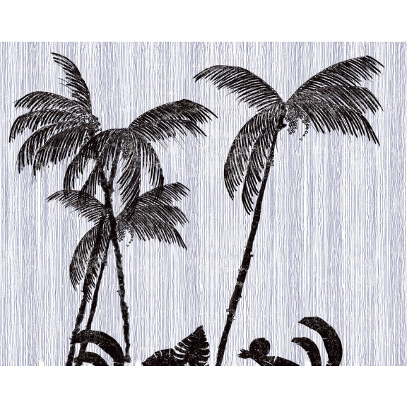 Fototapeta pod prysznic w palmy WET_MW1502 Miami winter Wall and Deco