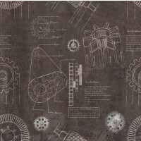 Tapeta Tecnografica 55929 Amboise Dark Brown