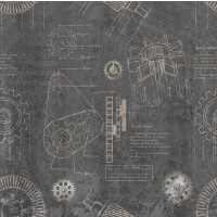 Tapeta Tecnografica 55929 Amboise Dark Grey