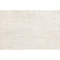 Tapeta Zębatki Tecnografica 56620 Meccano Ivory