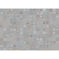 Tapeta z geometrycznym wzorem Tecnografica 58360 Minuetto Dark