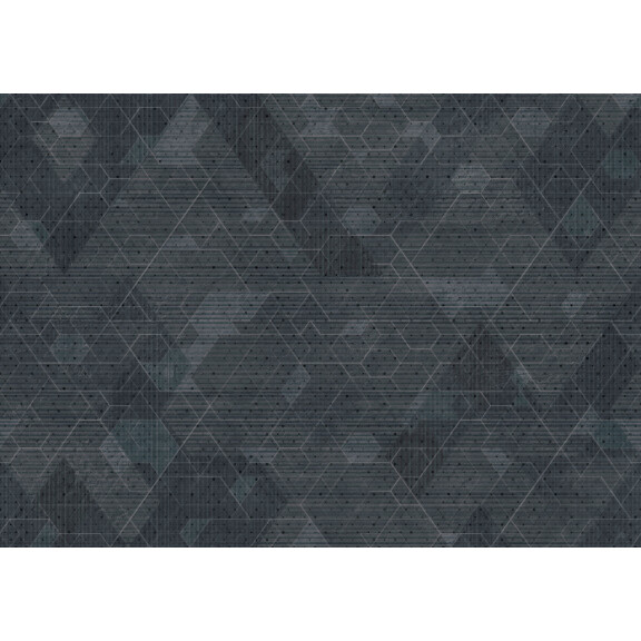 Tapeta Geometryczna 3D Tecnografica 60388 Sunday Black