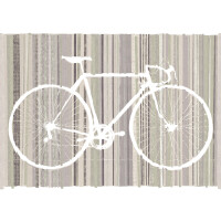Tapeta Rower Tecnografica 60721-2 Bicycle Trace Verde