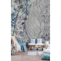Tapeta Małpa Tecnografica 61024 Baboon Grey