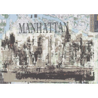 Tapeta z palanem miasta Tecnografica 62059 Manhattan Tortora