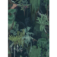 Tapeta dżungla Rebel Walls R17491 Madagascar Teal Oddity