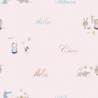 Tapeta dziecięca ICH Wallpaper 3353-2 Animal Beep Oh La La