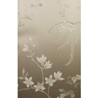 Tapeta w kwiatowe pnącza i ptaki York KT2172 Bird And Blossom Chinoiserie 24 Karat